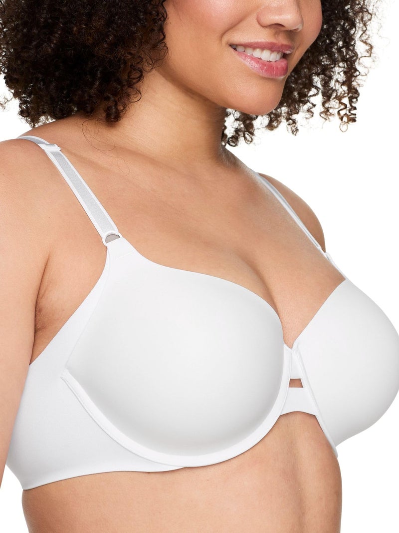 Warner's Women's No Side Effects Underarm-Smoothing Comfort Underwire Lightly Lined T-Shirt Bra 1356, White, 38DD - Image 1